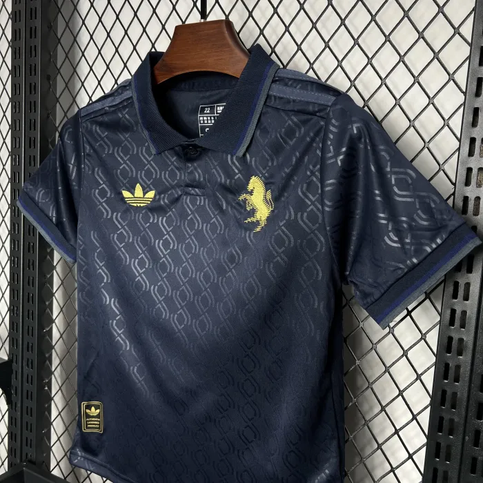 Kit de fútbol para niños de la Juventus 24/25 Tercera camiseta