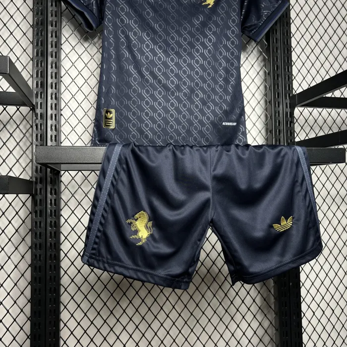 Kit de fútbol para niños de la Juventus 24/25 Tercera camiseta
