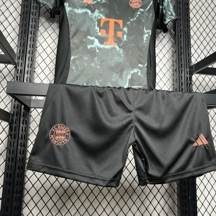Camiseta de visitante del Bayern Munich para niños 24/25 Kit de fútbol