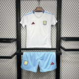 Kids Aston Villa Away Kit 24/25 Football Jersey - PalmSportss