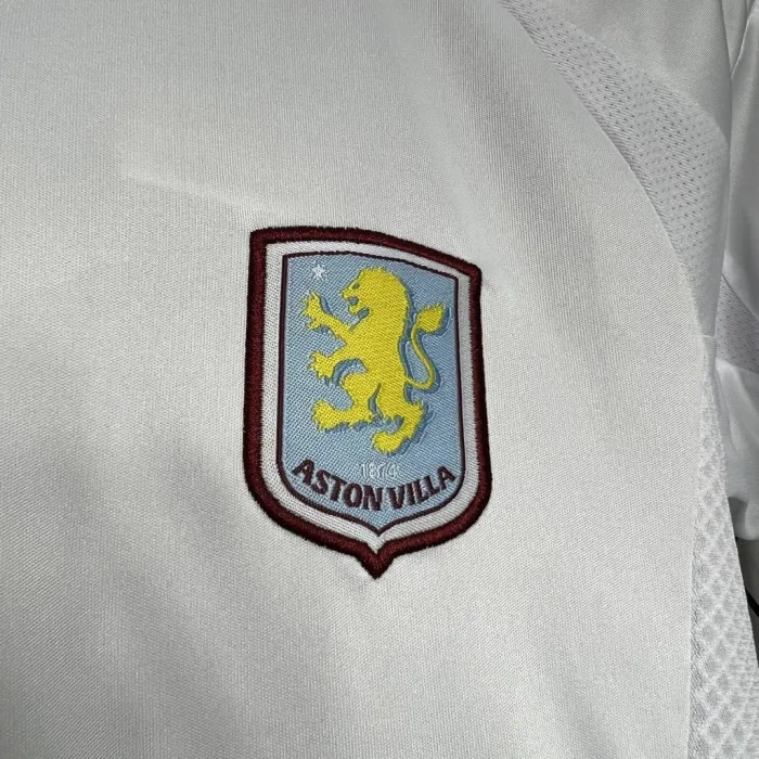 Camiseta de fútbol de visitante del Aston Villa para niños 24/25