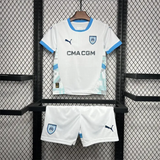 Kids Marseille Home Jersey 24/25 Football Kit - PalmSportss