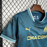 Kids Marseille Away Jersey 24/25 Football Kit - PalmSportss