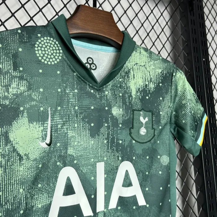 Camiseta de fútbol infantil del Tottenham Hotspur 24/25 de la tercera equipación