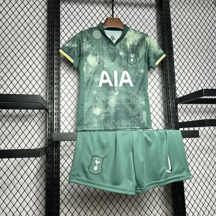Camiseta de fútbol infantil del Tottenham Hotspur 24/25 de la tercera equipación