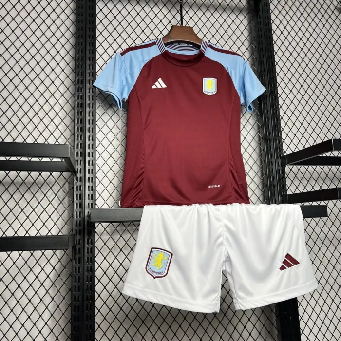 Kids Aston Villa Home Kit 24/25 Football Jersey