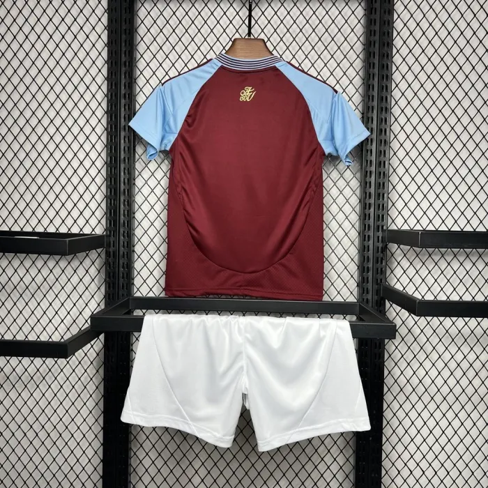 Kids Aston Villa Home Kit 24/25 Football Jersey