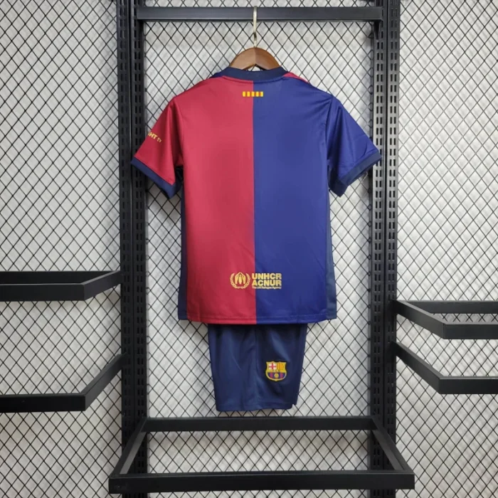 Kids Barcelona Home Kit 24/25 Football Jersey