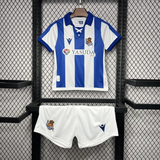 Kids Real Sociedad Home Kit 24/25 Football Jersey My Store