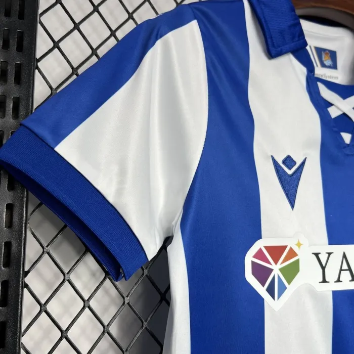 Kids Real Sociedad Home Kit 24/25 Football Jersey