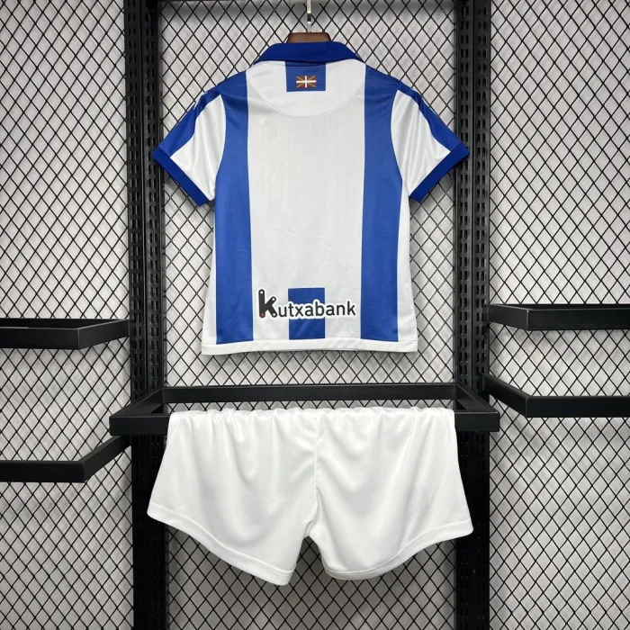 Kids Real Sociedad Home Kit 24/25 Football Jersey