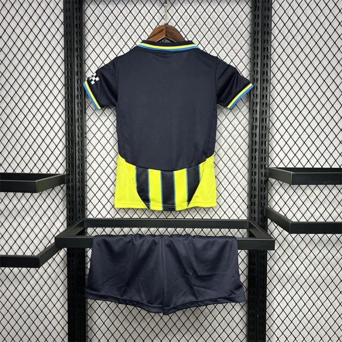 Kids Manchester City Away Jersey 24/25 Football Kit