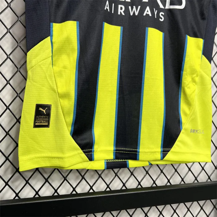 Kids Manchester City Away Jersey 24/25 Football Kit