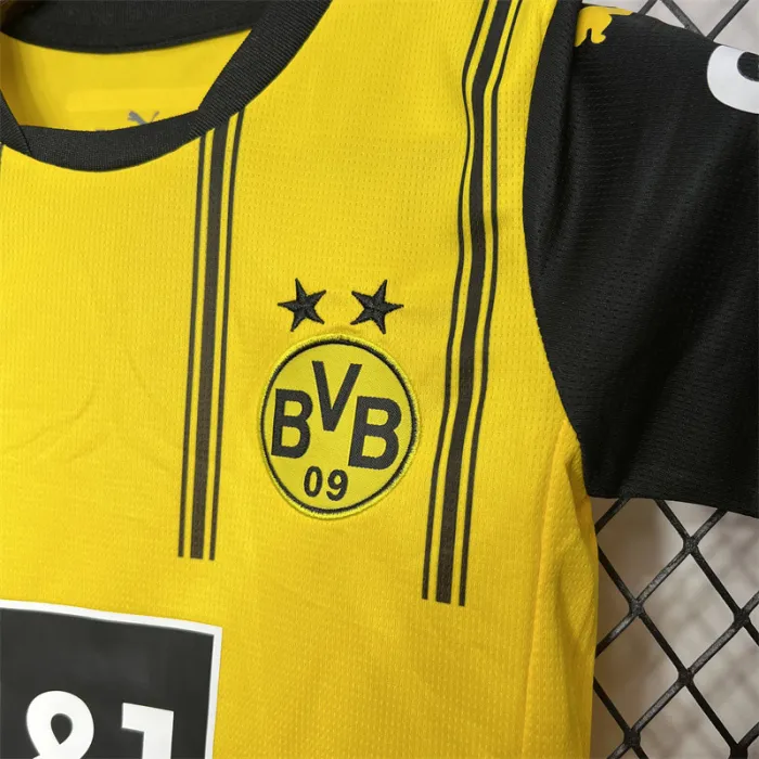 Camiseta local del Dortmund para niños 24/25 Kit de fútbol