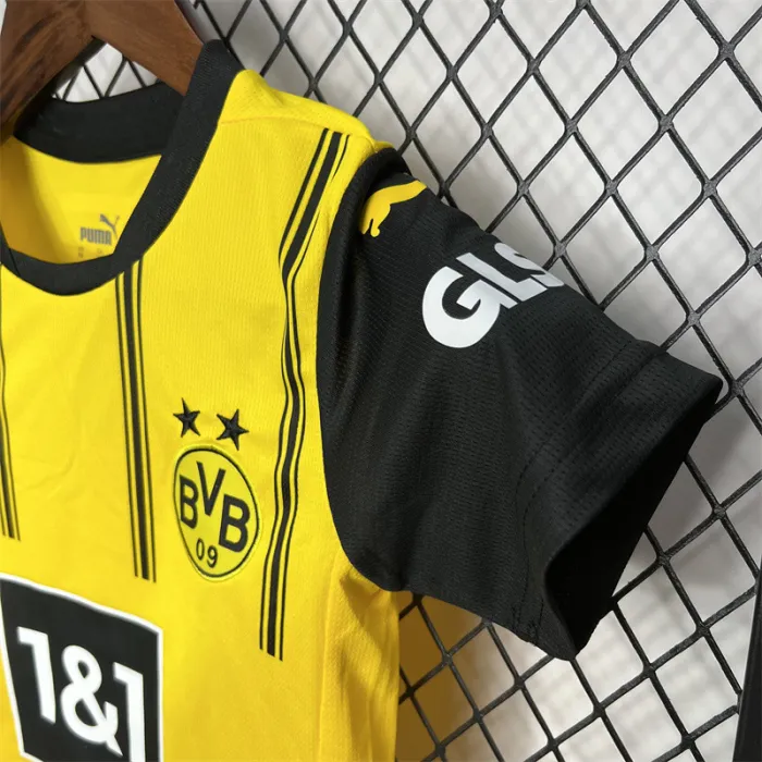 Camiseta local del Dortmund para niños 24/25 Kit de fútbol