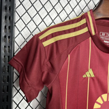 Kids AS Roma Home Jersey 24/25 Football Kit - PalmSportss