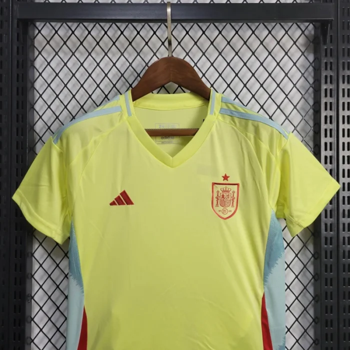 Kids Spain Away Kit 24/25 Euro Cup 2024 Football Jersey