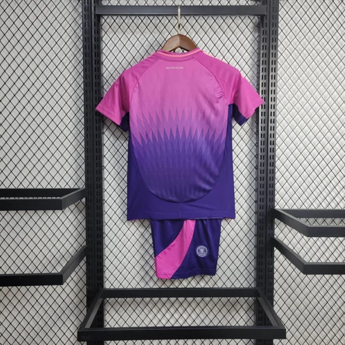 Camiseta de fútbol de visitante de Alemania para niños 24/25 Eurocopa 2024