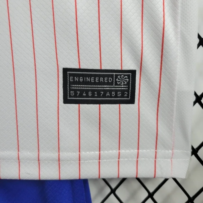 Kids France Away Kit 24/25 Euro Cup 2024 Football Jersey