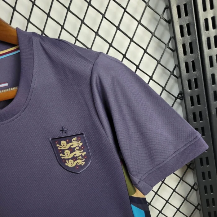Kids England Away Kit 24/25 Euro Cup 2024 Football Jersey