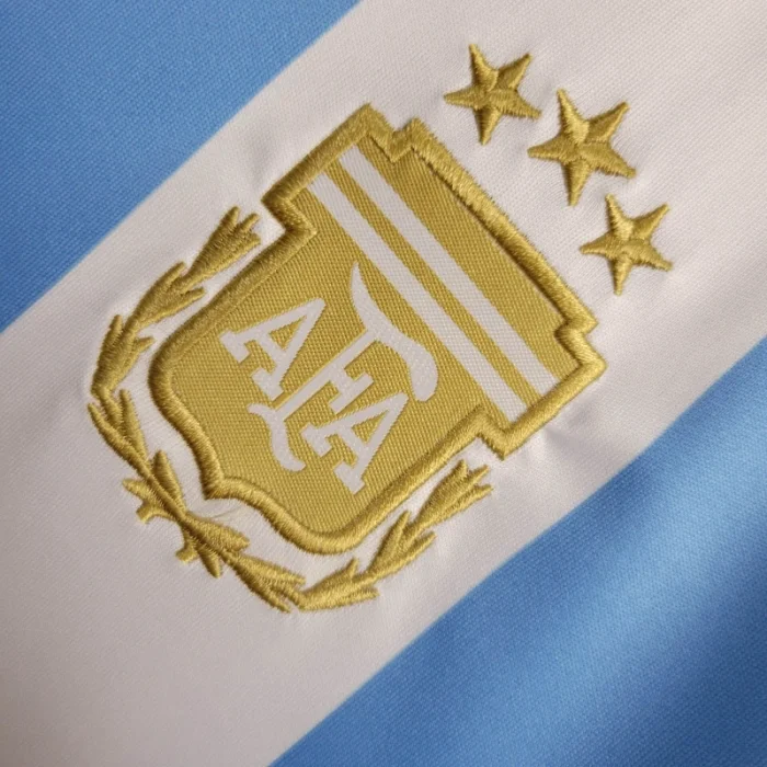 Kids Argentina Home Kit 24/25 Copa America 2024 Football Jersey