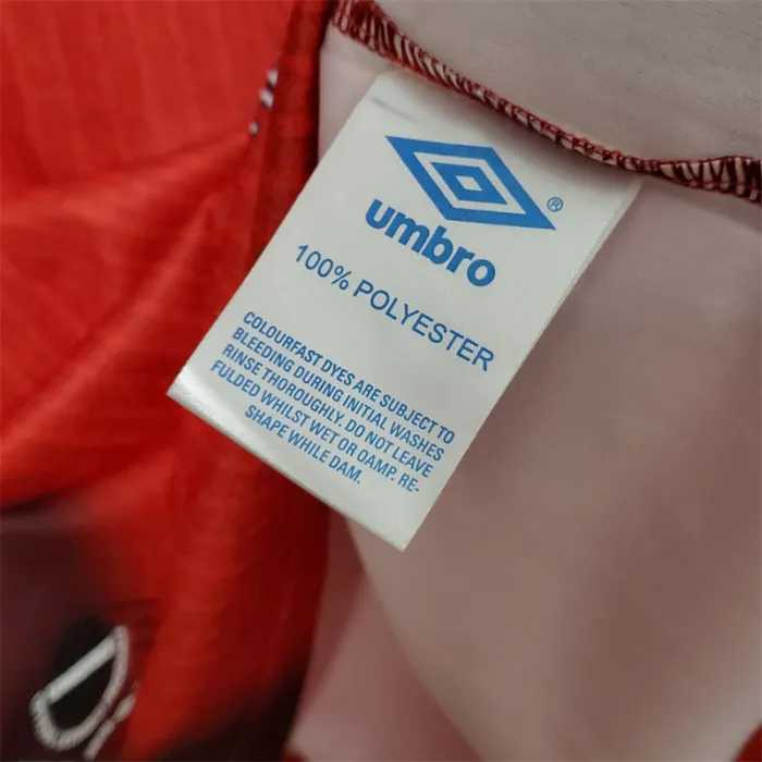 Camiseta de fútbol retro del equipo de fútbol del Manchester United, kit de local de 1996