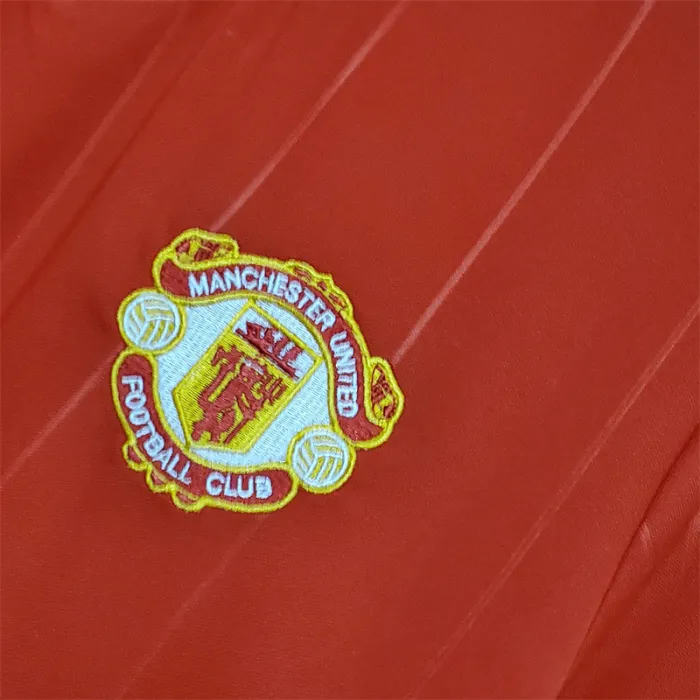 Camiseta de fútbol retro del equipo de fútbol del Manchester United, kit de local 1983/84