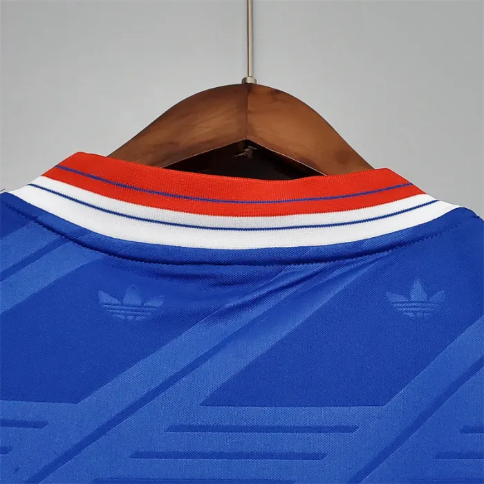 Camiseta de fútbol retro del equipo de fútbol del Manchester United, tercera equipación 1986/88