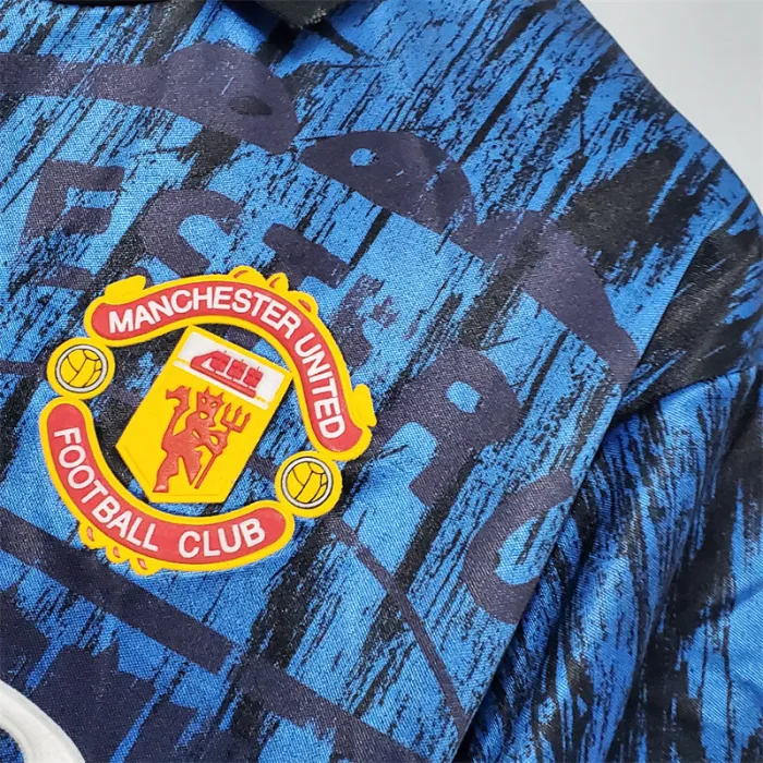 Camiseta retro del equipo de fútbol del Manchester United, tercera equipación 1992/93