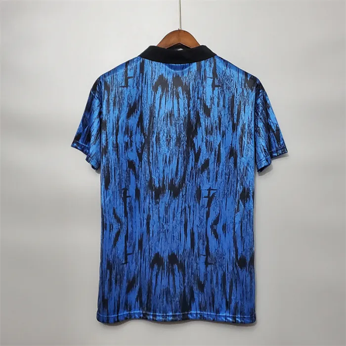 Camiseta retro del equipo de fútbol del Manchester United, tercera equipación 1992/93