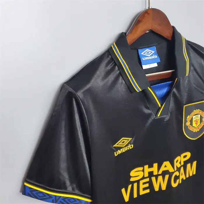 Camiseta de visitante del Manchester United 1993/95, camiseta retro del equipo de fútbol