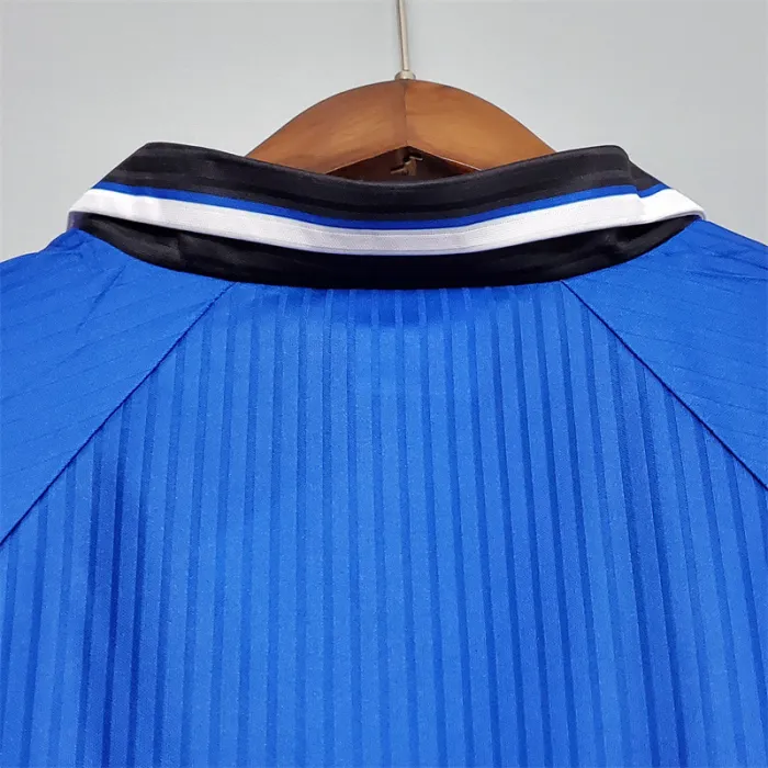 Camiseta retro del equipo de fútbol del Manchester United, tercera equipación 1996/97