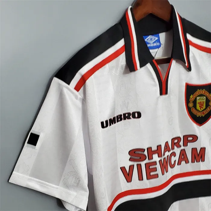 Camiseta de visitante del Manchester United 1997/98, camiseta retro del equipo de fútbol