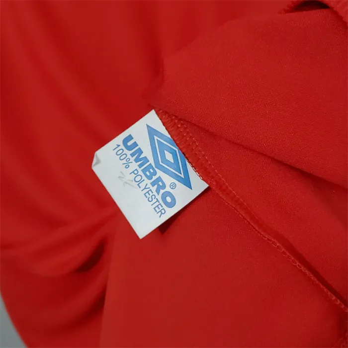 Camiseta de fútbol retro del equipo de fútbol del Manchester United, kit de local 1998/99