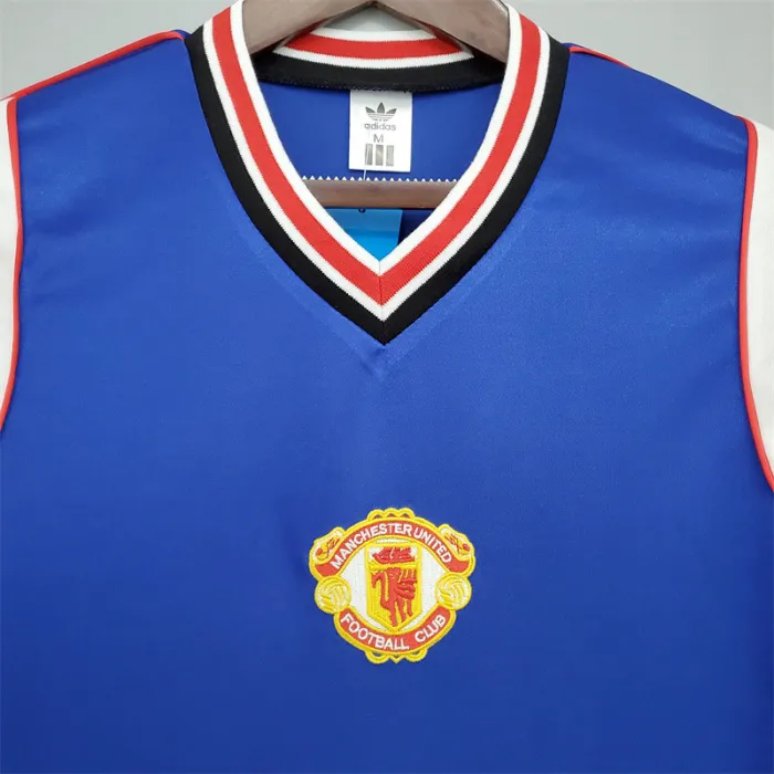 Camiseta del Manchester United, tercera equipación, 1985/86, retro, equipo de fútbol