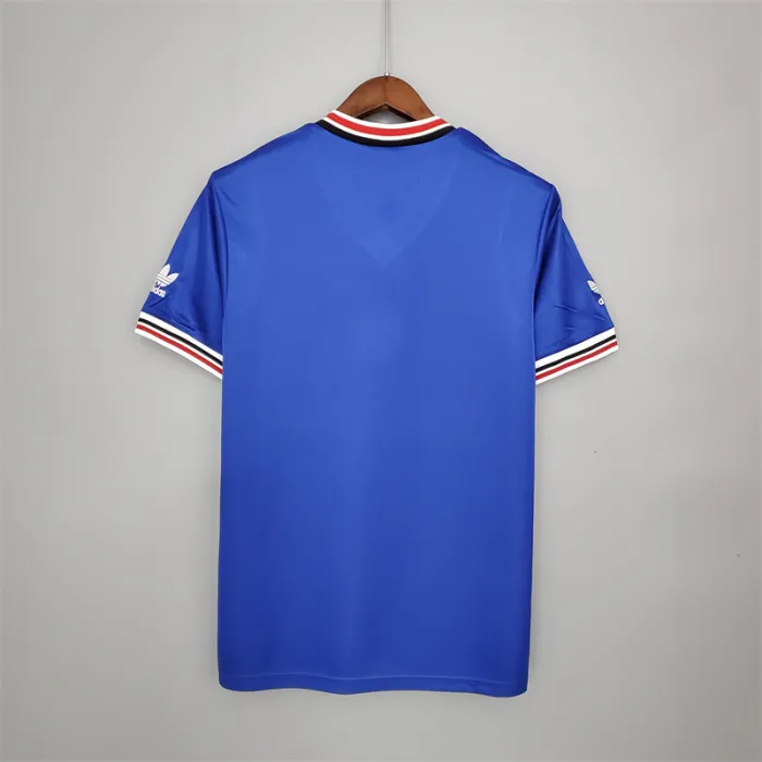 Camiseta del Manchester United, tercera equipación, 1985/86, retro, equipo de fútbol