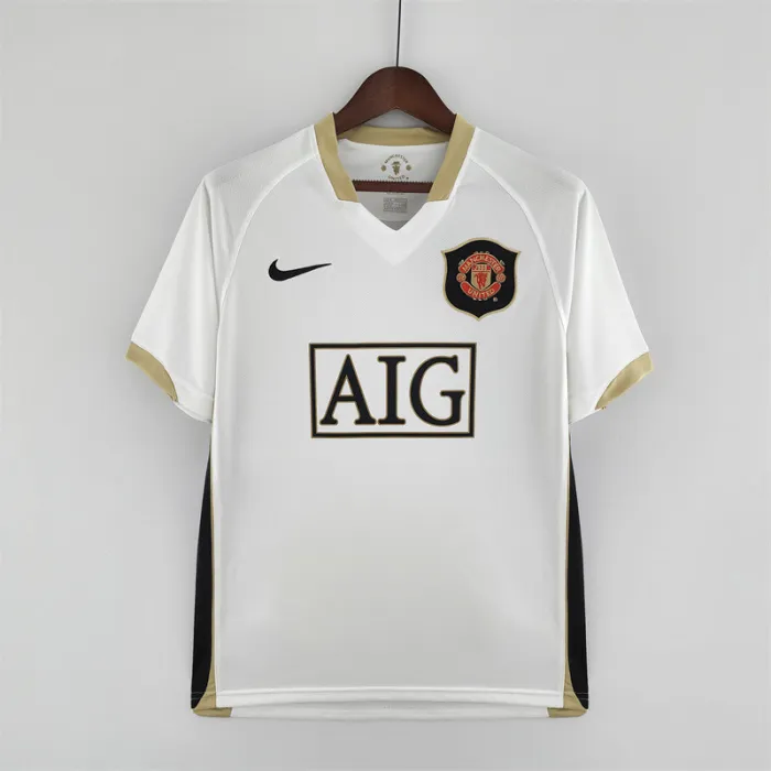 Camiseta de visitante del Manchester United 2006/07, camiseta retro del equipo de fútbol