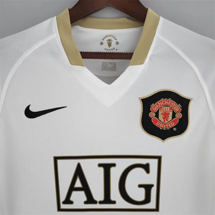 Camiseta de visitante del Manchester United 2006/07, camiseta retro del equipo de fútbol