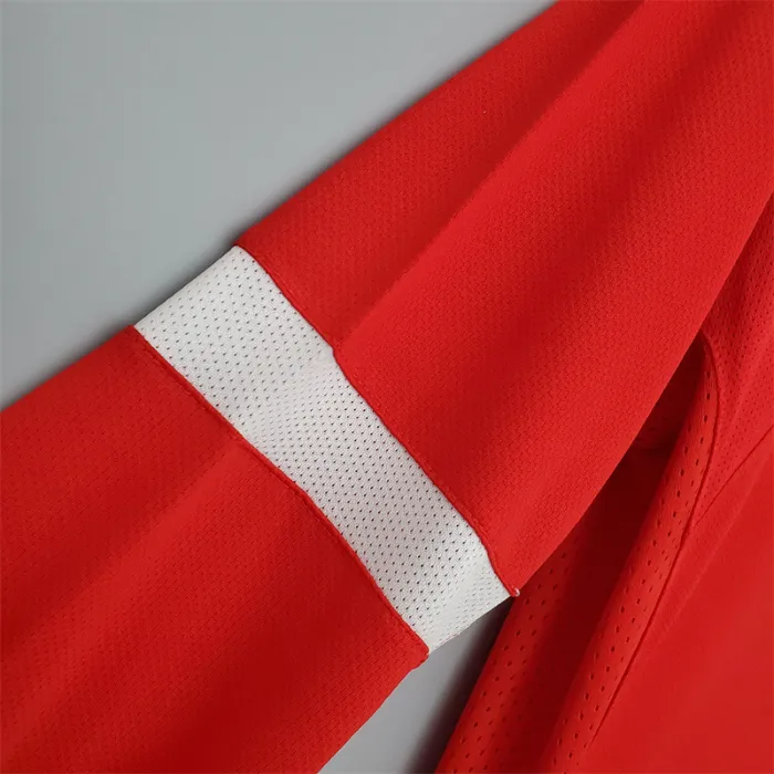 Camiseta de fútbol retro de manga larga del Manchester United Home Kit 2004/06