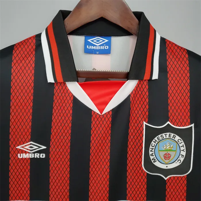 Camiseta de visitante del Manchester City 1994/96, camiseta retro del equipo de fútbol