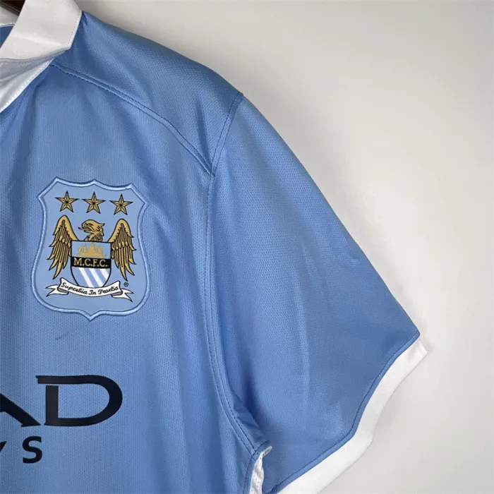 Camiseta de fútbol retro del Manchester City para el equipo local 2015/16