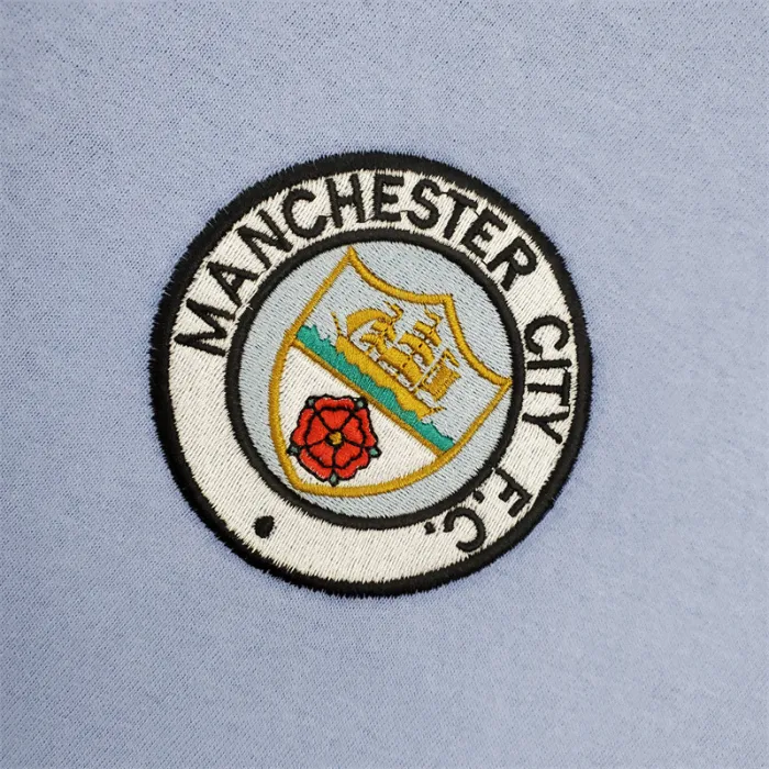 Camiseta de fútbol retro del equipo de fútbol del Manchester City, kit de local de 1972