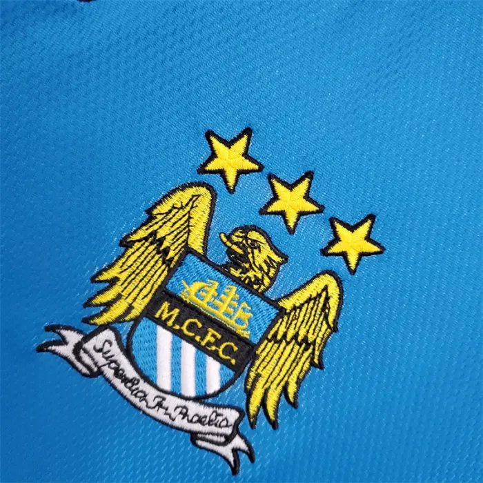 Camiseta de fútbol retro del Manchester City, equipo local, 1997/99