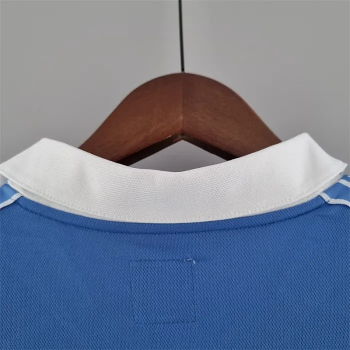 Camiseta de fútbol retro del Manchester City, equipo local, 1981/82