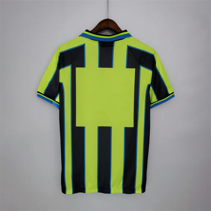 Camiseta de visitante del Manchester City 1998/99, camiseta retro del equipo de fútbol