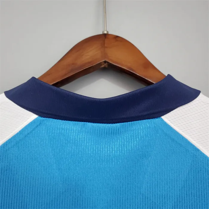 Camiseta de fútbol retro del Manchester City, equipo local, 1999/01