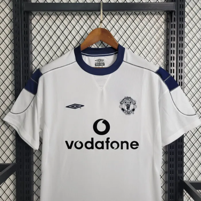 Camiseta de fútbol retro del equipo de fútbol Manchester United Jersey de visitante 99/00