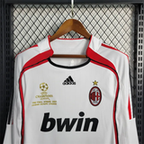 AC Milan Jersey Away Kit 2006 2007 Retro Long Sleeves My Store