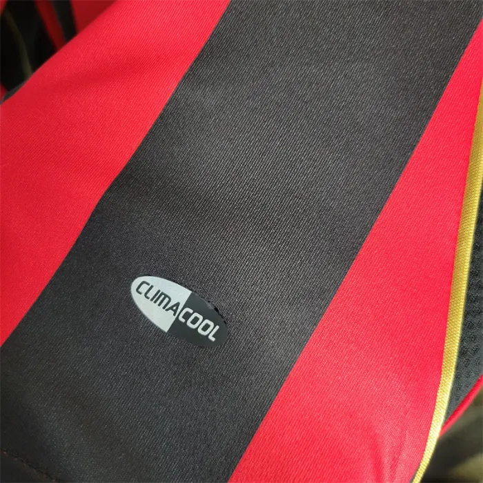 Camiseta de local del AC Milan 2006-2007 retro de manga larga