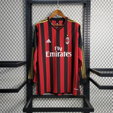 AC Milan Jersey Home Kit 2013 2014 Retro Long Sleeves My Store